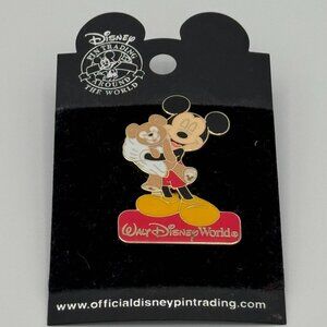 MICKEY MOUSE Official DISNEY Trading PIN with DUFFY Teddy Bear Walt Disney World